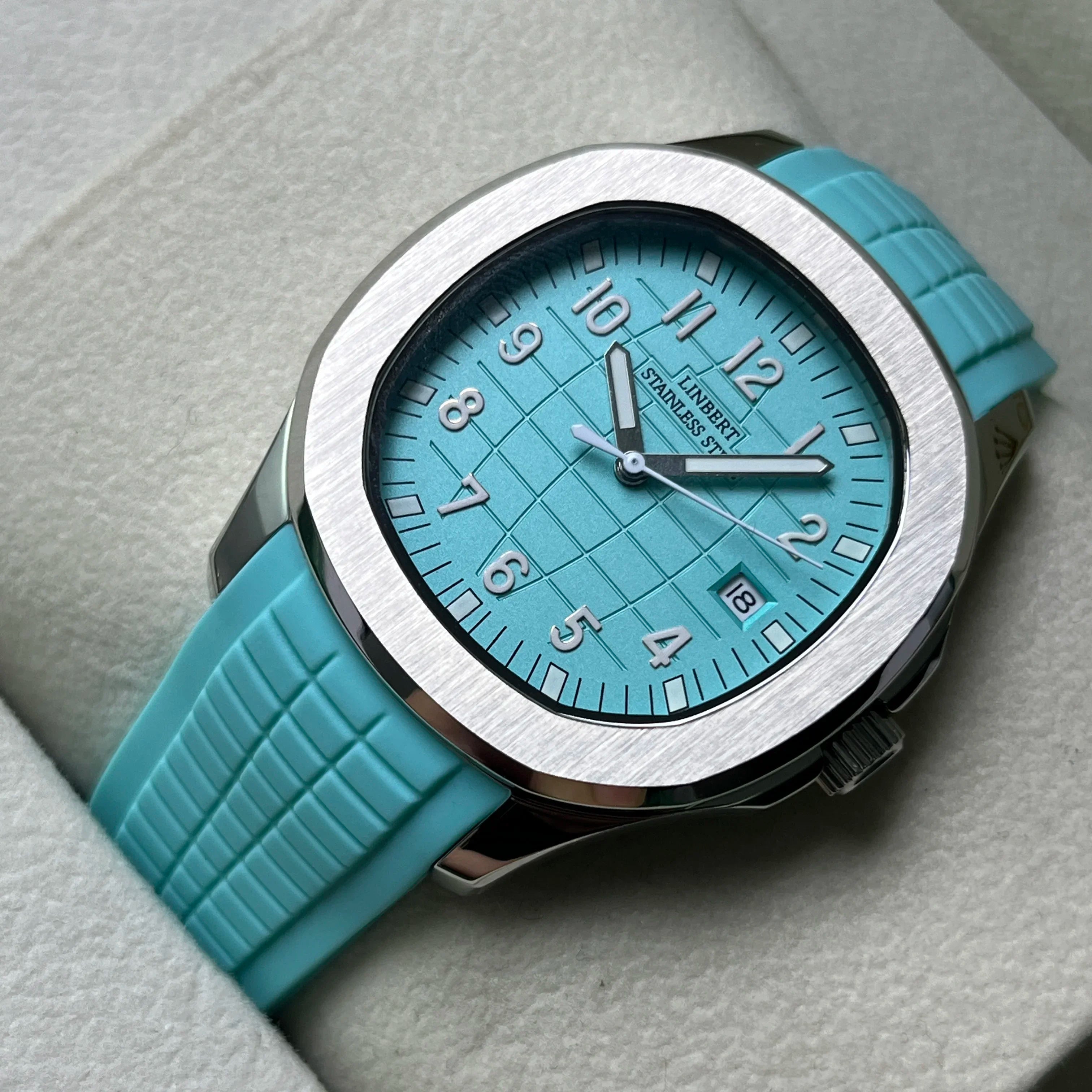 LINBERT | Montre Automatique Homme — Acier Inoxydable, Lumineux & Waterproof